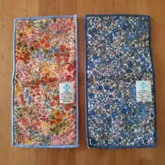 Mr.Field 花柄タオルハンカチ 2枚セット