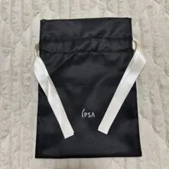 IPSA リボン付きサテン巾着袋