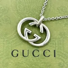 美品✨　グッチ　GUCCI　ネックレス　インターロッキング　シルバー　925のサムネイル
