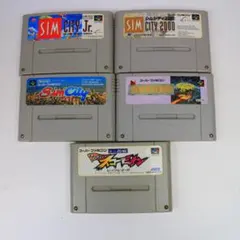 シムシティなどシミュレーションゲーム5点