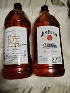 新品未開封】 ジムビーム ウィスキー 4L 2本 - メルカリ