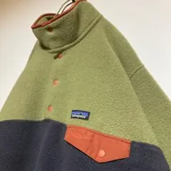 希少カラー 2019年製 パタゴニア スナップT フリース カーキ