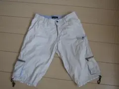バーバリーブラックレーベル　ハーフパンツ　ライトグレー系　サイズ