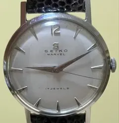 h*9様 SEIKO MARVEL 17JEWELS 手巻き 蛇Sマーク腕時計 - メルカリ