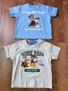 【新品】パウパトロール ベビー 半袖 Tシャツ 90サイズ 2枚セットのサムネイル
