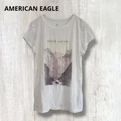 【 アメリカンイーグル 】 レディーストップス Tシャツ 白T シンプル XS