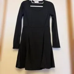 新品タグ付き　EGOIST ブラック 長袖ワンピース Fサイズ