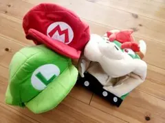 マリオ ルイージ クッパ 帽子 セット