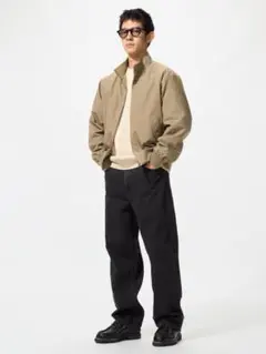 ワイドストレートジーンズ　UNIQLO 27インチ　ダークグレー