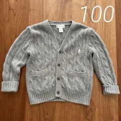 Ralph Lauren グレー カーディガン　24M