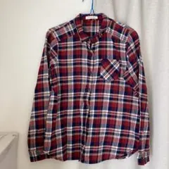 美品ショコラフィネローブ♡チェックシャツ