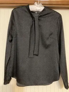 UNTITLED リボン付き長袖ブラウス サイズ2