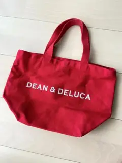DEAN & DELUCA 赤 トートバッグ