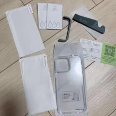 【Alphex自信作】iPhone 14 pro max 用 フィルム付きケース