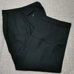 adabat 黒 プリーツ入りスラックス