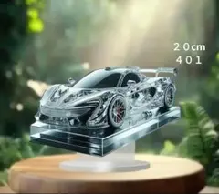 ４０１　レーシングカー　２０cmアクリルスタンド　サンキャッチャー