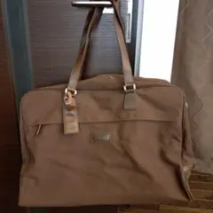 アニエスベーボヤージュ　旅行カバン　ボストンバッグ　ブラウン