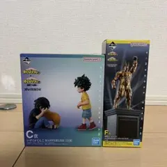 ヒロアカ　一番くじ　C賞　いずく&てんこ　F賞　銅像オールマイト　フィギュア