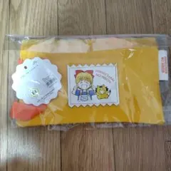 3COINS　スリコ　りぼん70周年 姫ちゃんのリボン ツイルポーチ