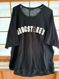 お値下げ❗️ ドラッグストアーズ ロゴアップリケ 半袖Tシャツ サイズＦ