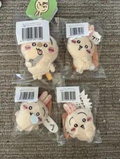 【未開封】ちいかわ うさぎだらけくじ 4点セット D賞 ハサミ E賞 バッジ