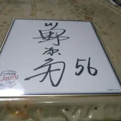 西武　川野涼多直筆サイン色紙