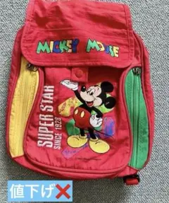 1点もの　希少　レア　ミッキーマウス　バッグ　リュック　昭和レトロ　アンティーク