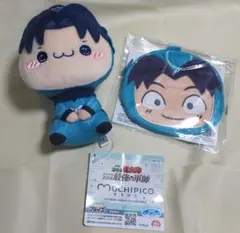 【未使用】 忍たま乱太郎 きり丸 もちぴこ フェイスポーチ ぬいぐるみ