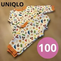 ユニクロ　パジャマ　ディズニー　100