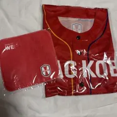 INAC神戸のベースボールユニフォーム プチタオル付き
