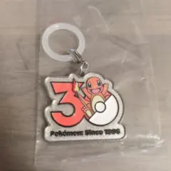 ポケモン 30周年 ヒトカゲ メタルキーホルダー