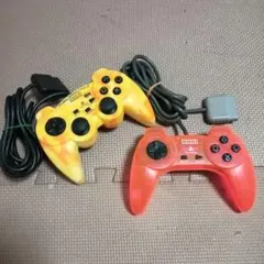 ホリ HORI アナログ振動パッド2 迷彩イエロー PS2 コントローラー