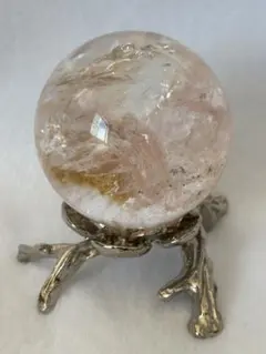 【特価】ピンクアゼツライト　スフィア　内包物あり