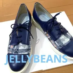 ジェリービーンズ レース コンビ オックスフォード 風