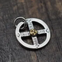 高級仕上げ シルバー925 イーグル太陽メタル メディスンホイール