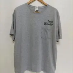 DELTA オライリー ビッグプリント ポケットTシャツ グレー 古着 XLのサムネイル