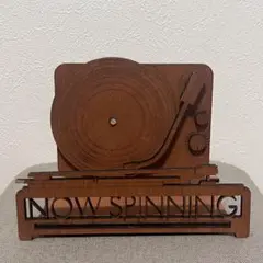 木製レコードプレーヤー　DJ インテリア　スタンド