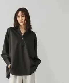 CREDONA THE C スキッパーシャツ(グレー)新品未使用タグ付き - メルカリ