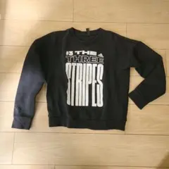 adidas ダークグレー トレーナー S