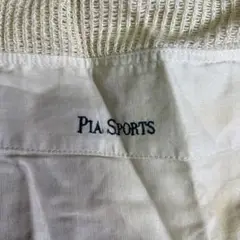 PIA SPORTS 半袖シャツ アイボリー