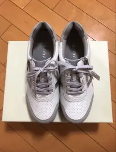 アカイシ 151 レースアップメッシュ ベージュ 24.5㎝ - メルカリ