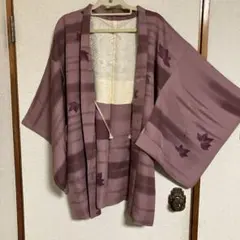 昭和レトロモダン長羽織り裄66.5