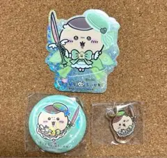 ちいかわ まじかるちいかわ チャーム 缶バッジ ステッカー くりまんじゅう