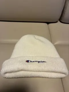 Champion ホワイト ニット帽