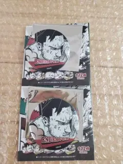 僕のヒーローアカデミア ヒロアカ デコレクション缶バッジ エンデヴァー ２点