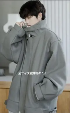 【 新品、完売品】ビッグシルエット 裏ボア バルーンスリーブ コート ジャケット