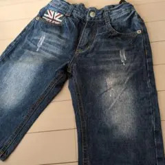 ポケットがオシャレなデニムハーフパンツ　　150