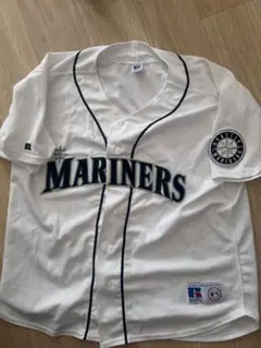 USA製 ラッセルアスレティック イチロー マリナーズ 全刺繍 ユニフォーム RUSSELL ATHLETIC (ラッセルアスレチック) ベースボールシャツ