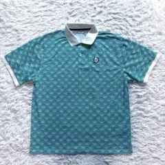 Devereux Golf ポロシャツ スカル柄 グリーン Lサイズ 襟付き Devereux Golf ポロシャツ スカル柄 グリーン Lサイズ 襟付き - メルカリ