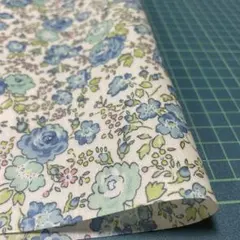 L51 Felicite フェリシテ ブルー 108×25cmラミネート生地